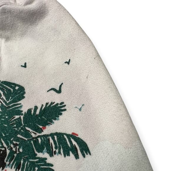 MOTHER The Quickie Roller Short Fray XS California Coast Tie Dye White Sweat - Picture 10 of 12
